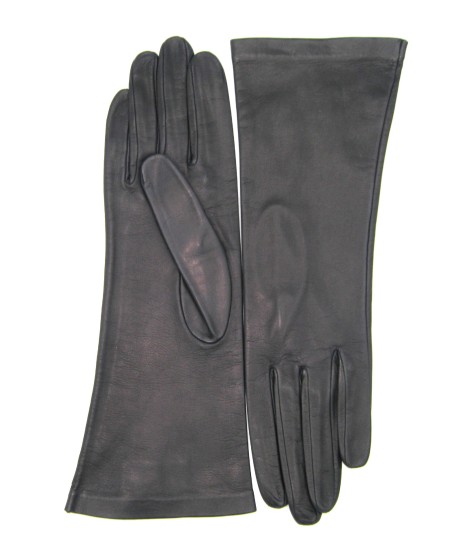 Sermoneta Gloves Guanto Nappa 4bt foderato seta Navy Offerte stagionali