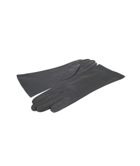 Sermoneta Gloves Guanto Nappa 4bt foderato seta Navy Offerte stagionali