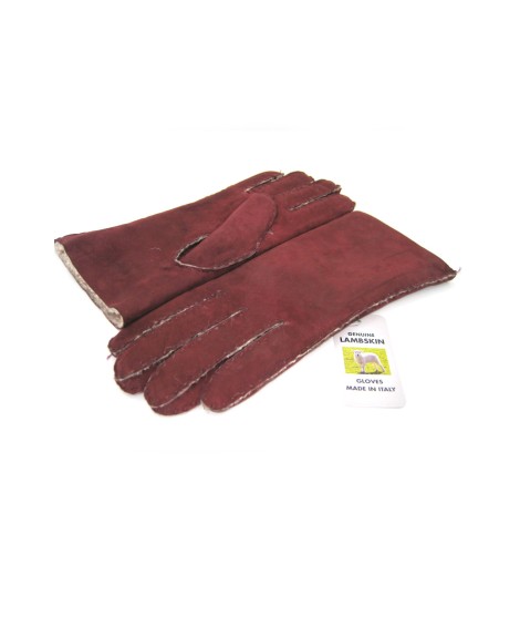 Sermoneta Gloves Guanto Montone cucito a mano Bordeaux Rilascio limitato