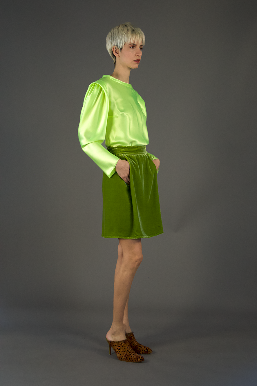 Stephan Janson TIA – camicia neon green Sottocosto