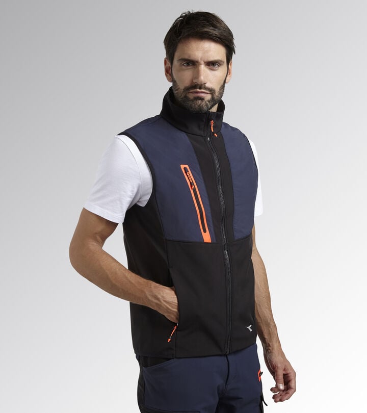 Utility Diadora VEST SOFTSHELL HYBRID Gilet da lavoro Moda