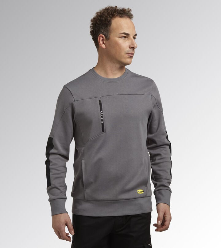 Utility Diadora SWEATSHIRT CREW LITEWORK Felpa da lavoro Lightning offer
