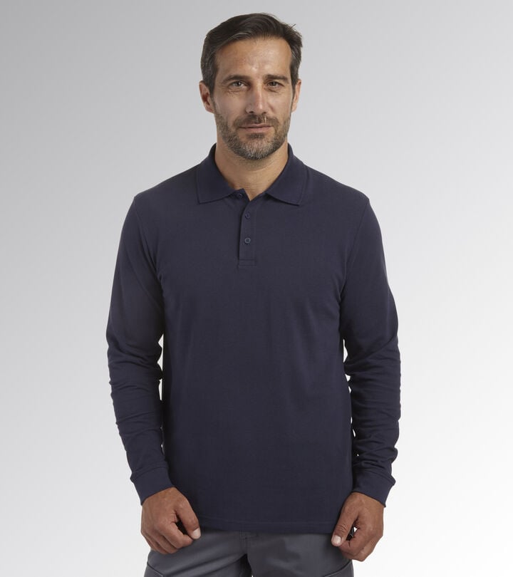 Utility Diadora POLO ML ATLANTIS ORGANIC Polo manica lunga da lavoro Spedizione Gratuita
