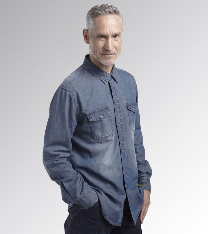 Utility Diadora SHIRT DENIM Camicia da lavoro Latest stili