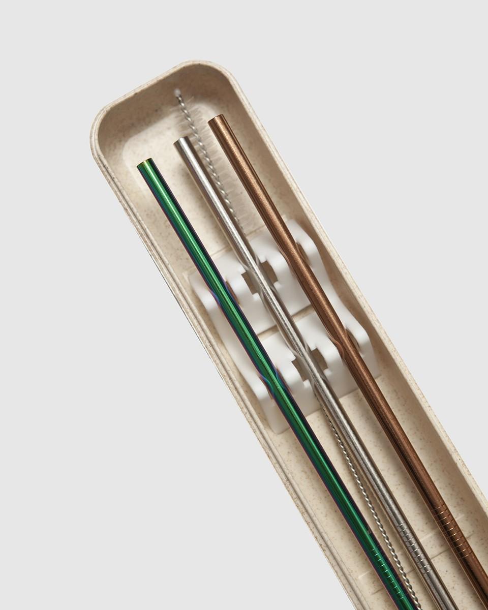 ﻿Wood'd METAL STRAWS Nuova