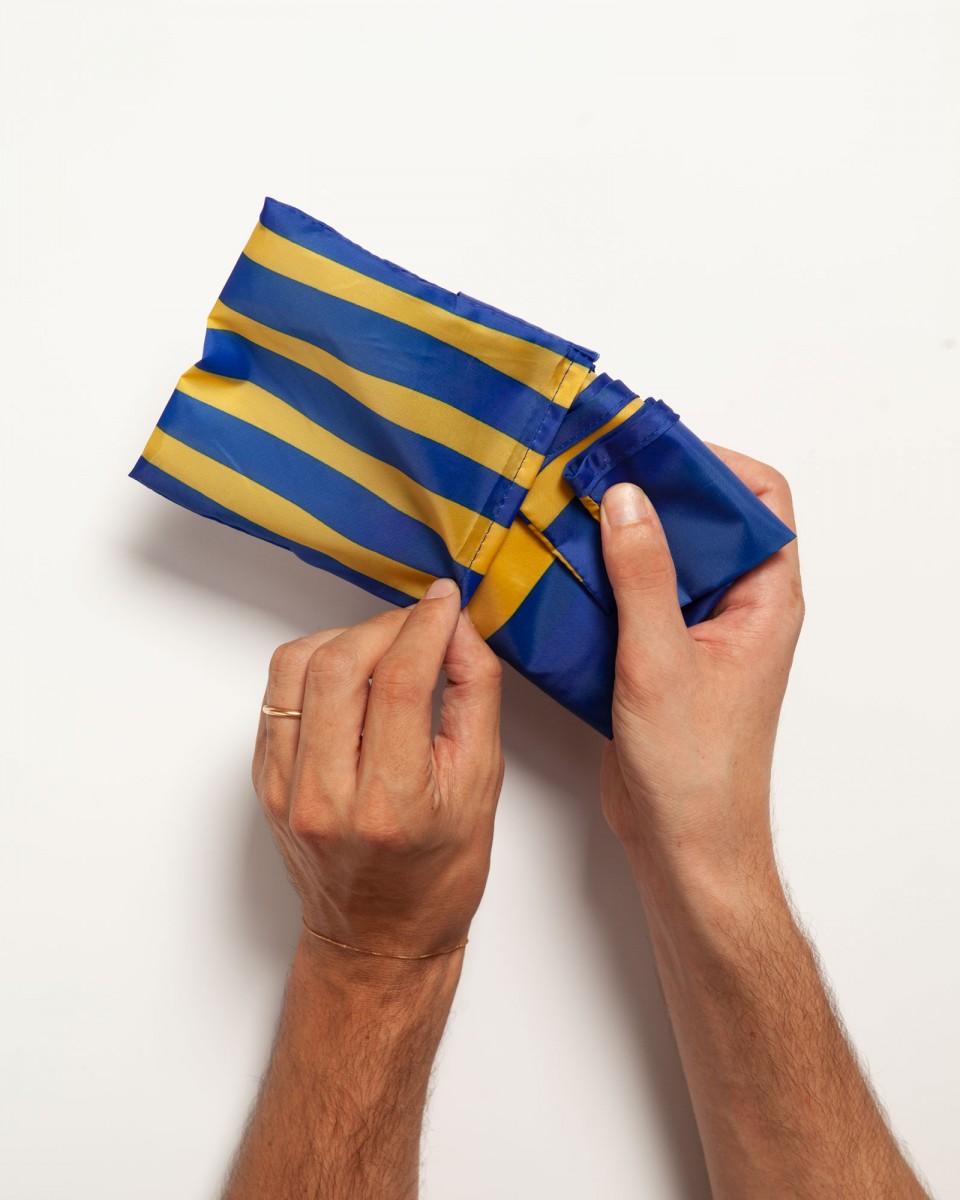 Wood'd Stripes Blue Bag Qualità Garantita