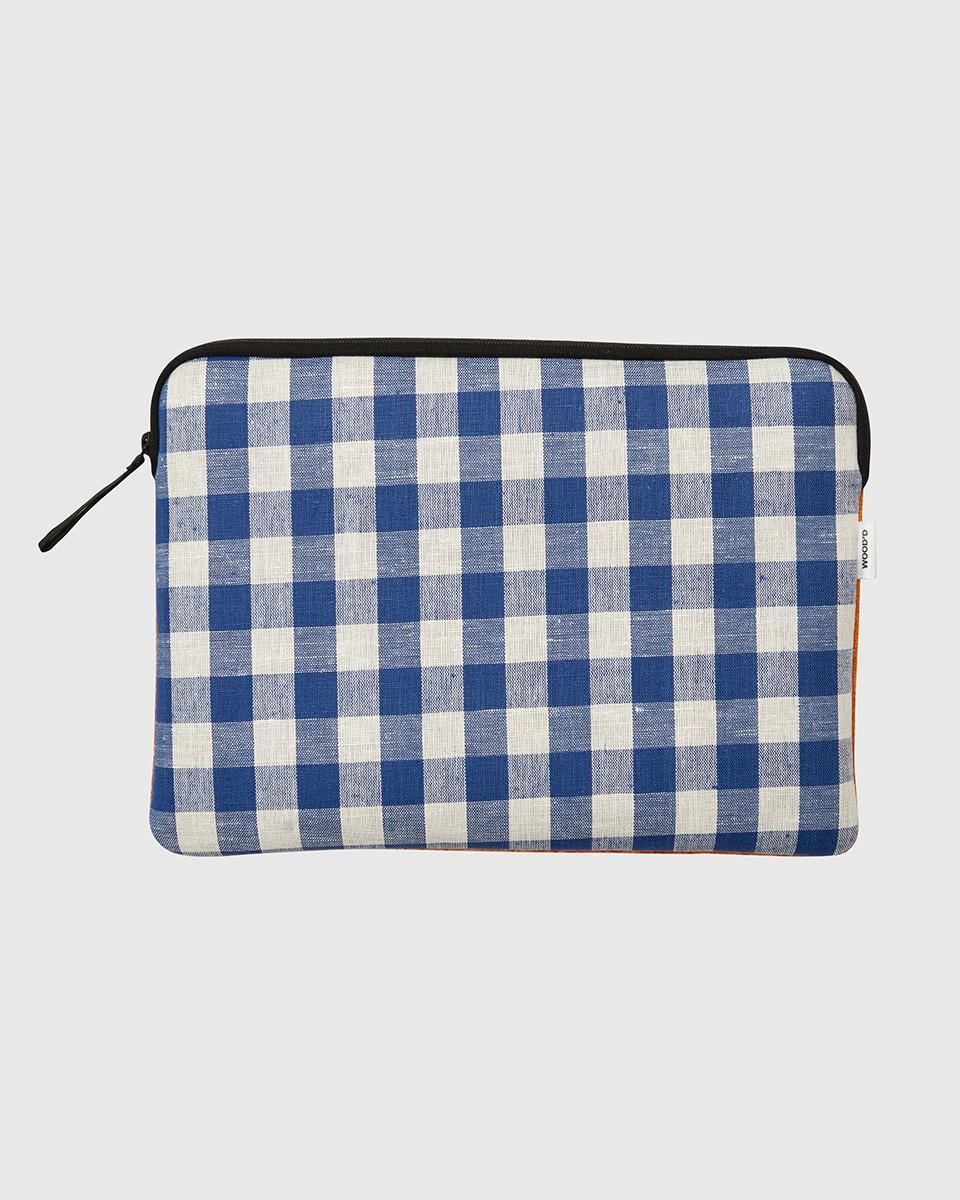 Wood'd Patch Blue Macbook Case Saldi