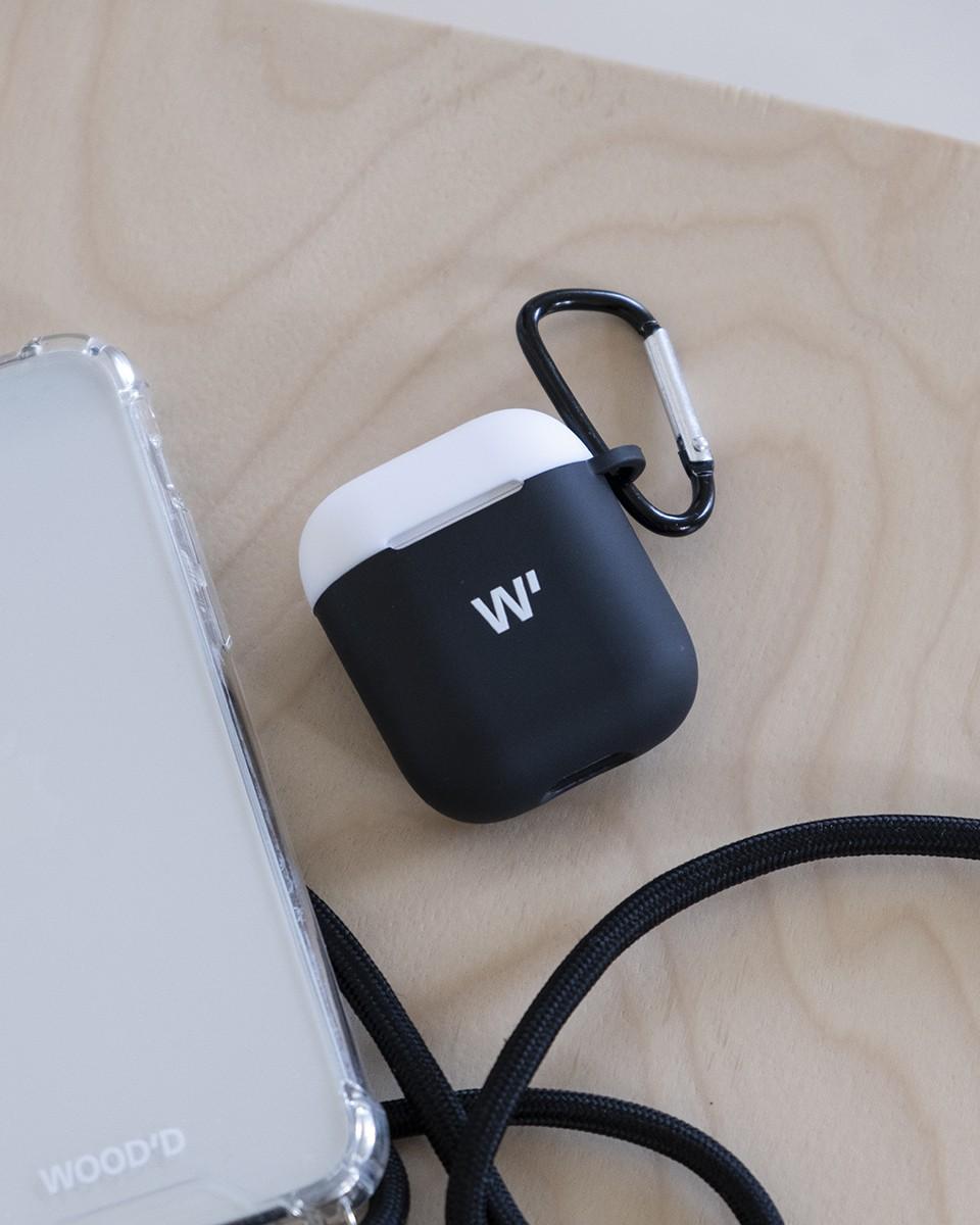 Wood'd AirPods Case Block Black In Saldo