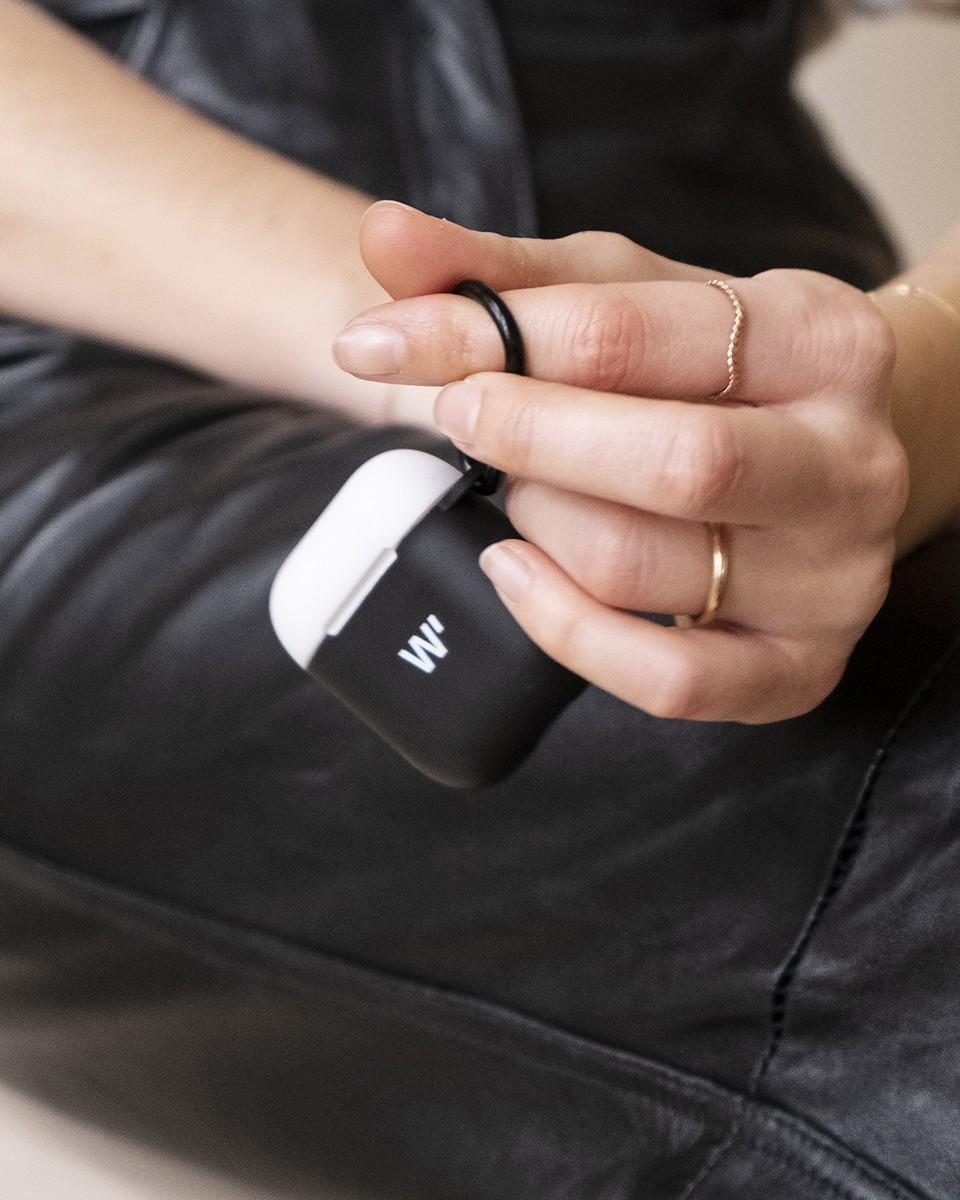 Wood'd AirPods Case Block Black In Saldo