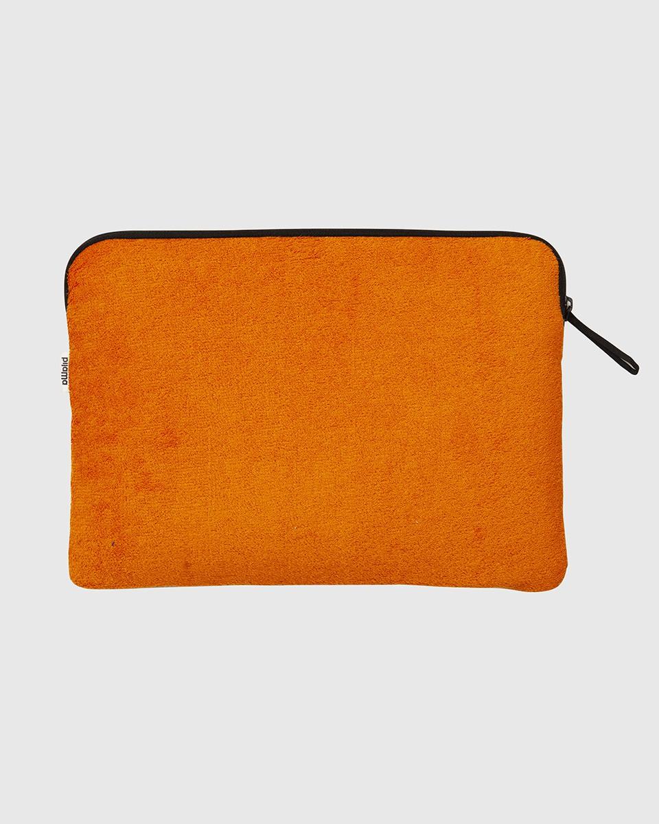 Wood'd Patch Orange Macbook Case Sostegno trimestrale