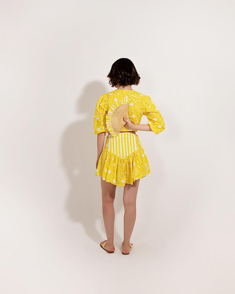 Y'am Capri Denise Skirt In Linea