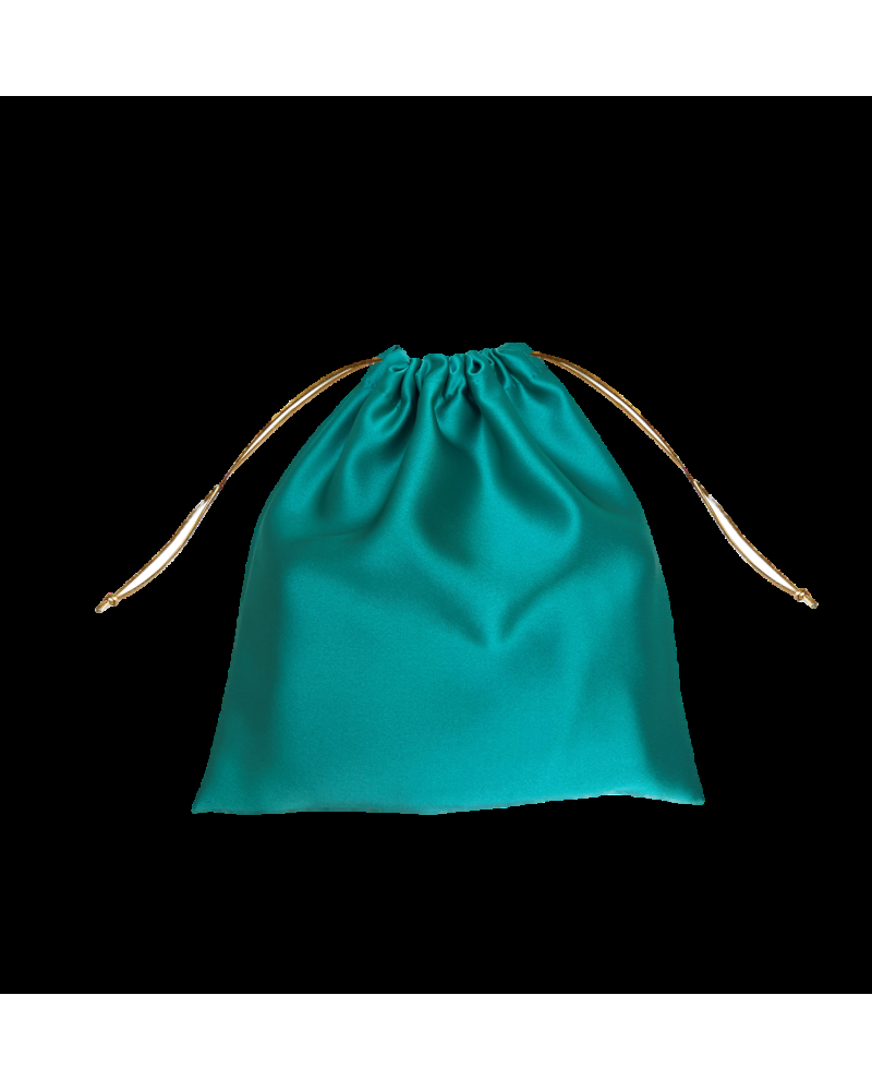 Y'am Capri Helenuccia Bag + un sacchetto colorato verde smeraldo Nuovo