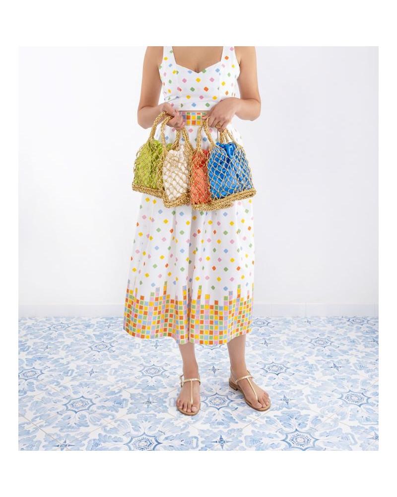 Y'am Capri Helenuccia Bag + un sacchetto colorato Saldi Di Fabbrica