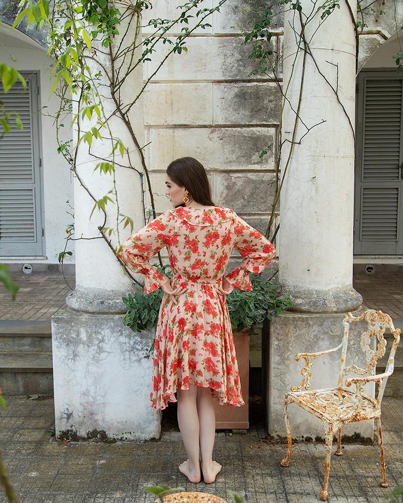 Y'am Capri Flora Dress Negozio