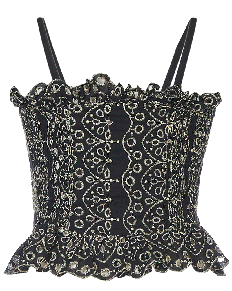 Y'am Capri Laura Crop Top Vendita calda