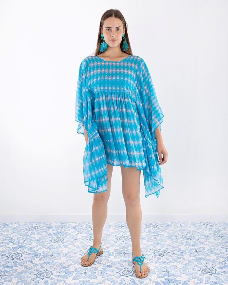 Y'am Capri Marina Poncho Dress Prezzo Ridotto