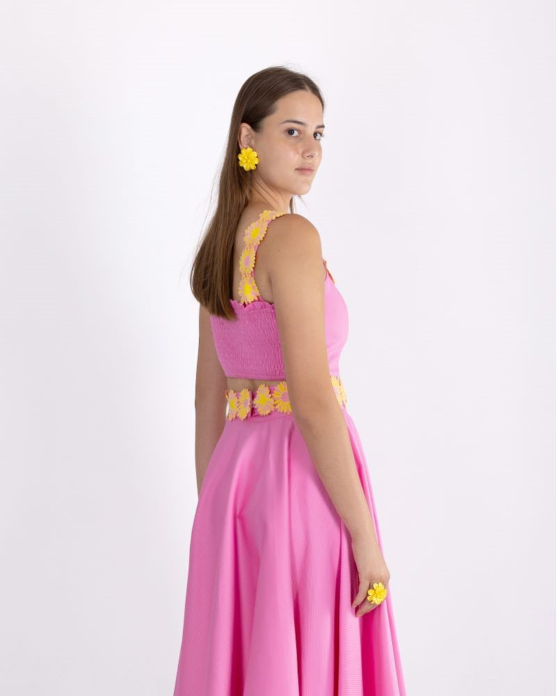 Y'am Capri Cuore Top Margherite Saldi