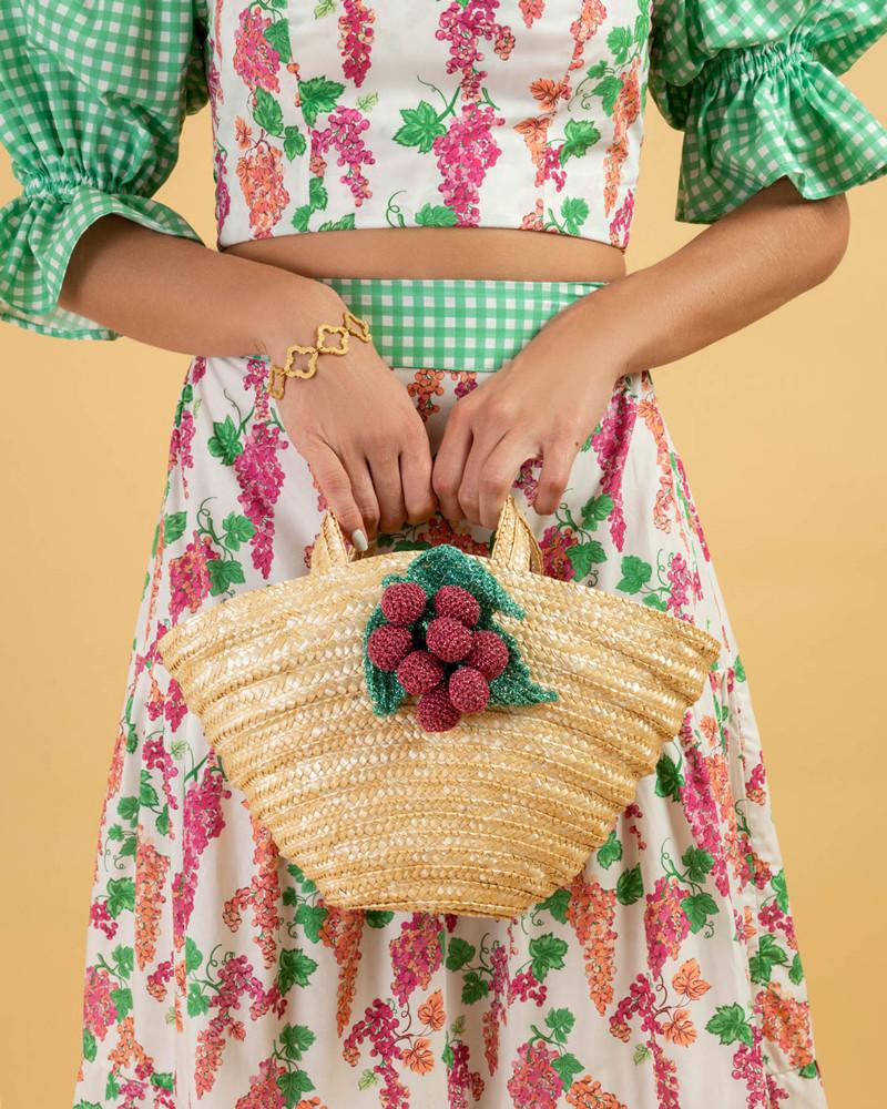 Y'am Capri Sfogliatella bag Uva Rosé Offerte