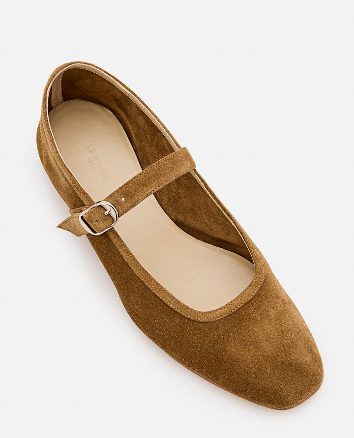 Le Monde Béryl BALLERINE MARY JANE IN SUEDE Vendita