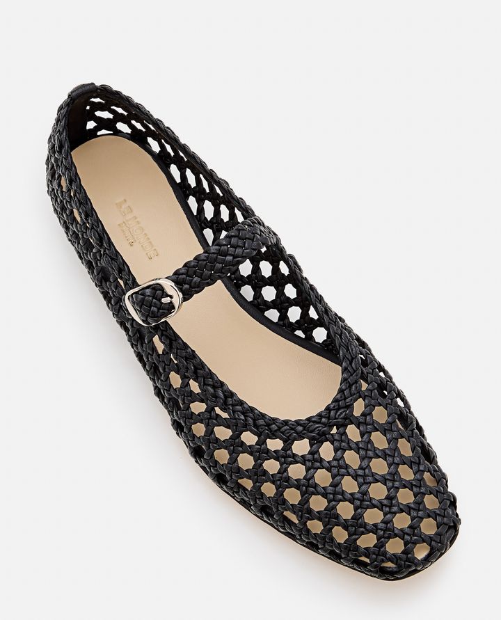 Le Monde Béryl MARY JANE BALLERINE IN PELLE Promozione