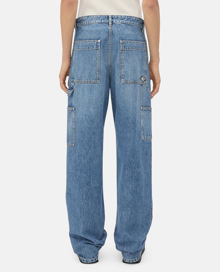 Bottega Veneta CARGO VINTAGE INDIGO JEANS Fino Al -60%