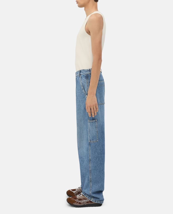 Bottega Veneta CARGO VINTAGE INDIGO JEANS Fino Al -60%