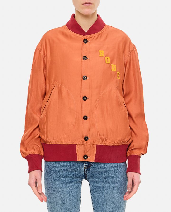 Bode New York RALLY VISCOSE BOMBER