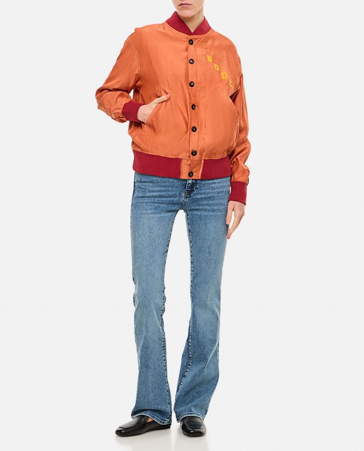 Bode New York RALLY VISCOSE BOMBER Hotsell