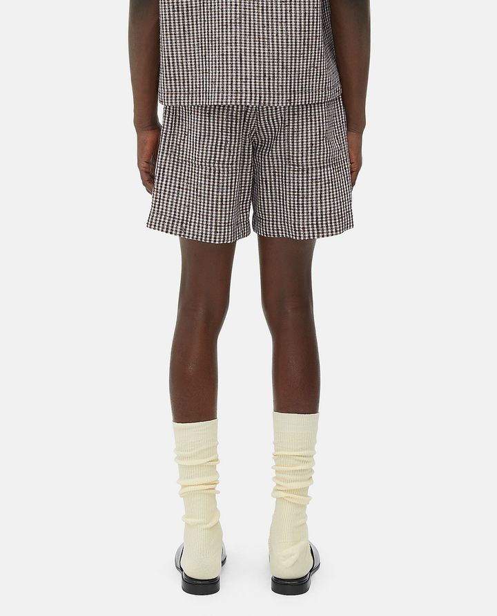 Bottega Veneta PANTALONCINI A QUADRETTI Qualità