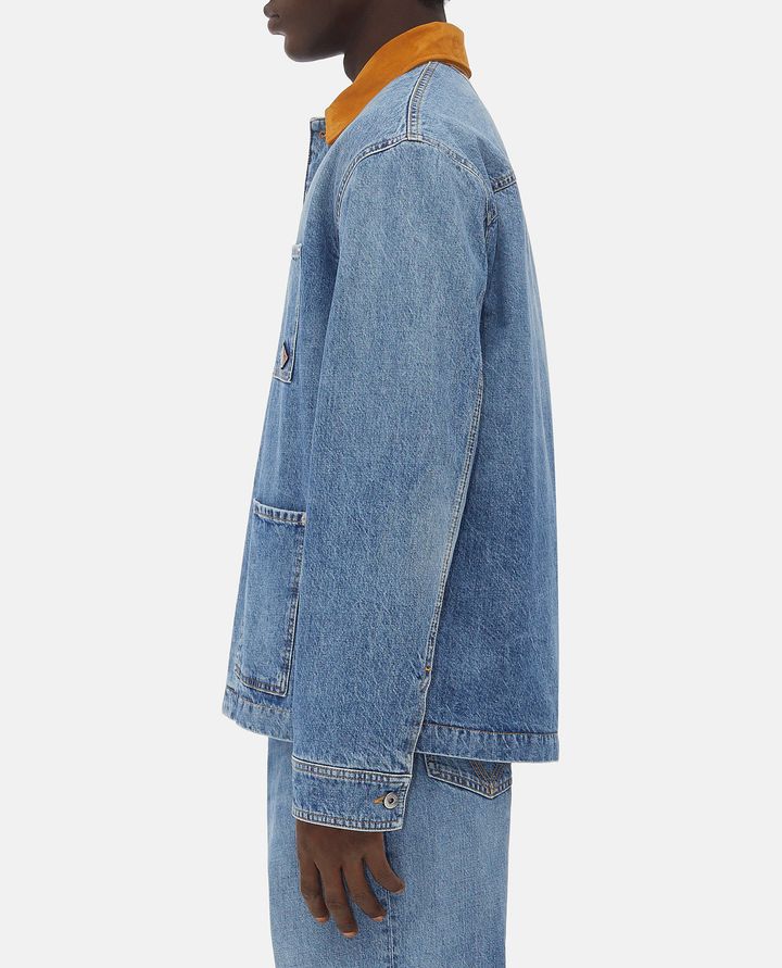 Bottega Veneta VINTAGE INDIGO DENIM JACKET Vendita