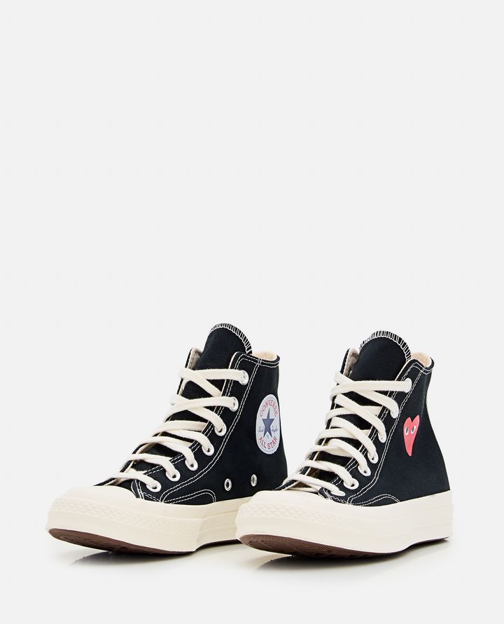Comme Des Garçons Play PLAY CONVERSE HIGH SNEAKERS Spedizione Gratuita