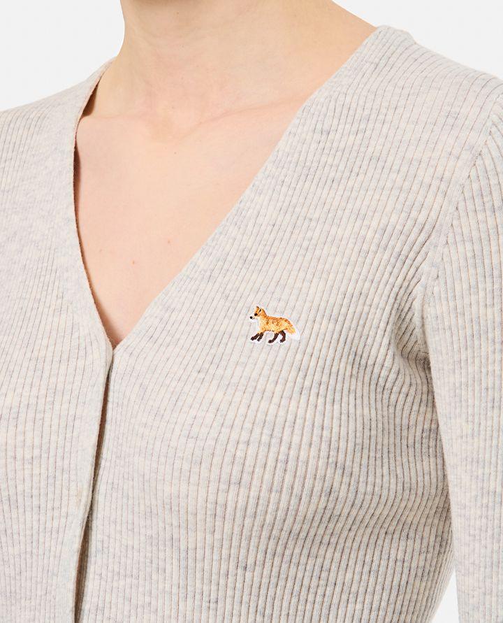 Maison Kitsuné GARDIGAN A COSTINE CON PATCH Prezzo Ridotto