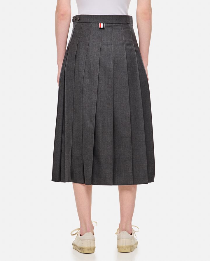Thom Browne GONNA MIDI PLISSE' Presa
