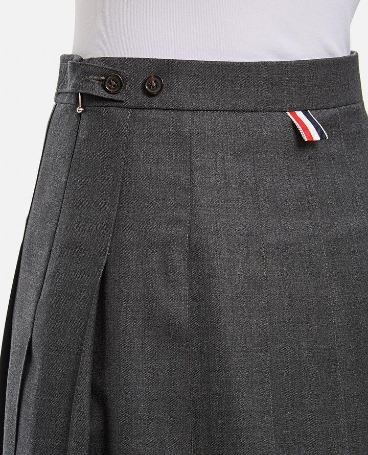 Thom Browne GONNA MIDI PLISSE' Presa