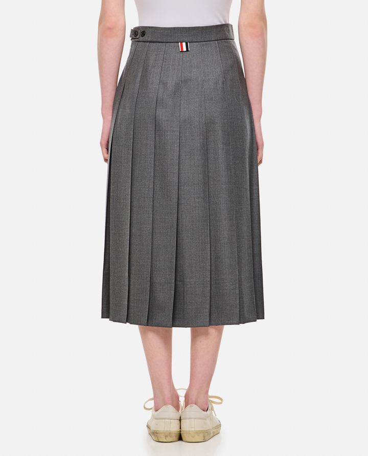 Thom Browne GONNA MIDI PLISSE' Sconto