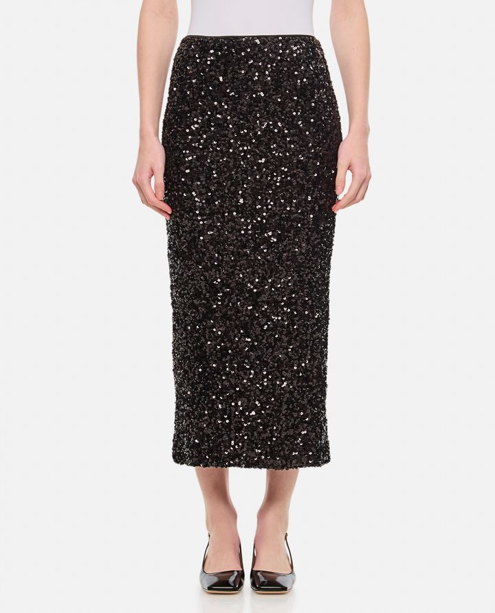 Rotate Birger Christensen GONNA MIDI CON PAILLETTES