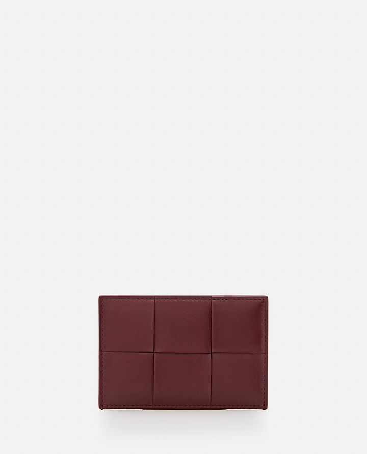 Bottega Veneta BICOLOR CASSETTE PORTACARTE IN PELLE Nuova