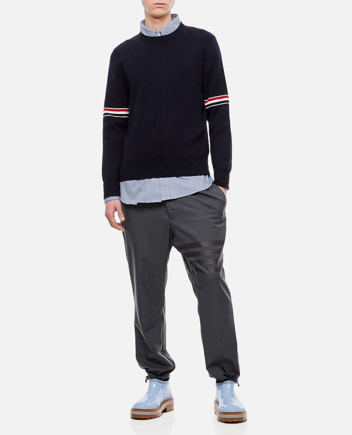 Thom Browne CREWNECK PULLOVER Sconto