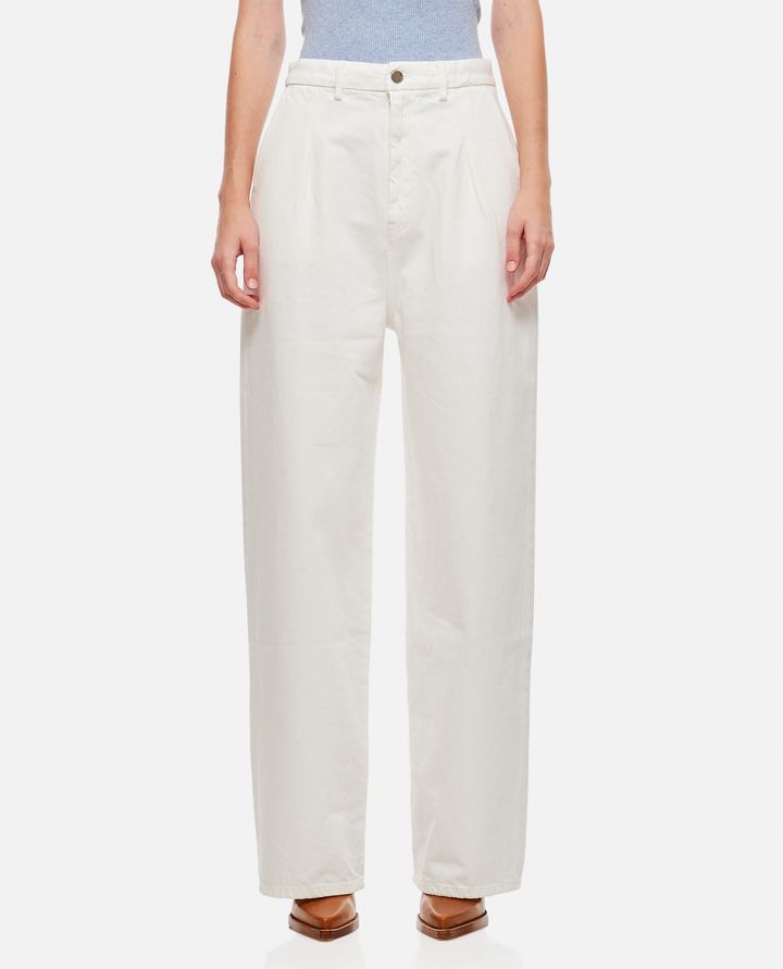 Loulou Studio PANTALONI IN DENIM A GAMBA LARGA Economico