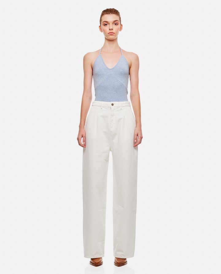 Loulou Studio PANTALONI IN DENIM A GAMBA LARGA Economico