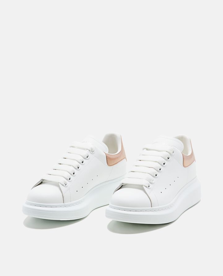 Alexander McQueen SNEAKERS LARRY IN PELLE GRANATA 45MM Offerte