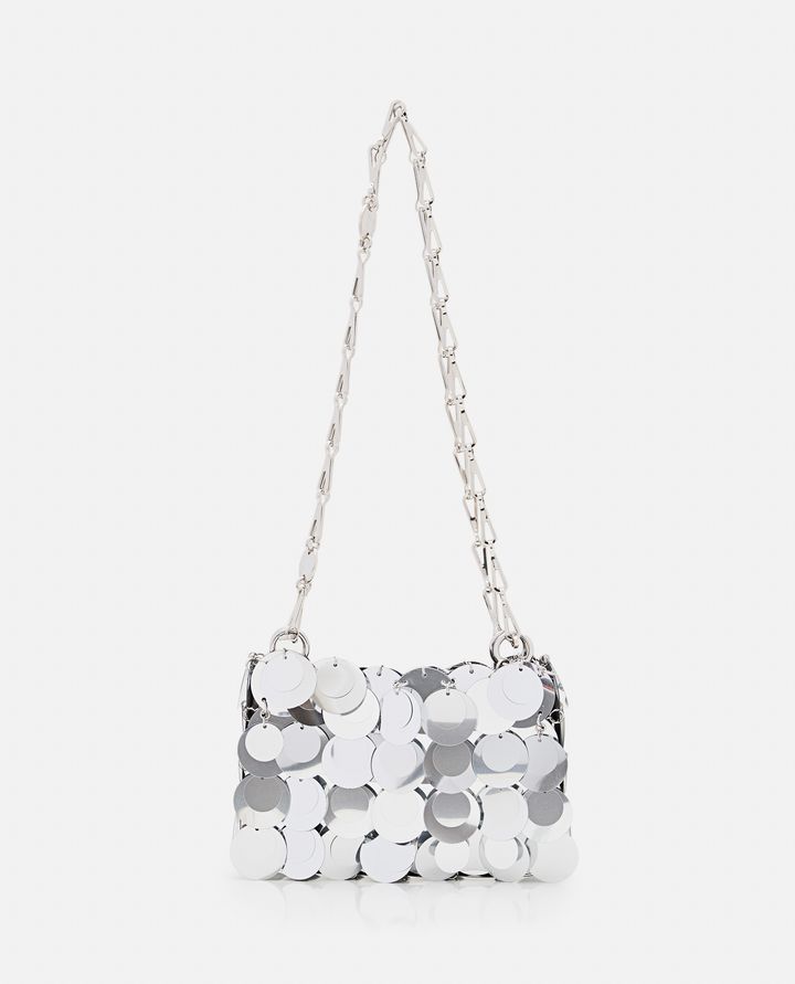 Rabanne BORSA A SPALLA NANO SPARKLE