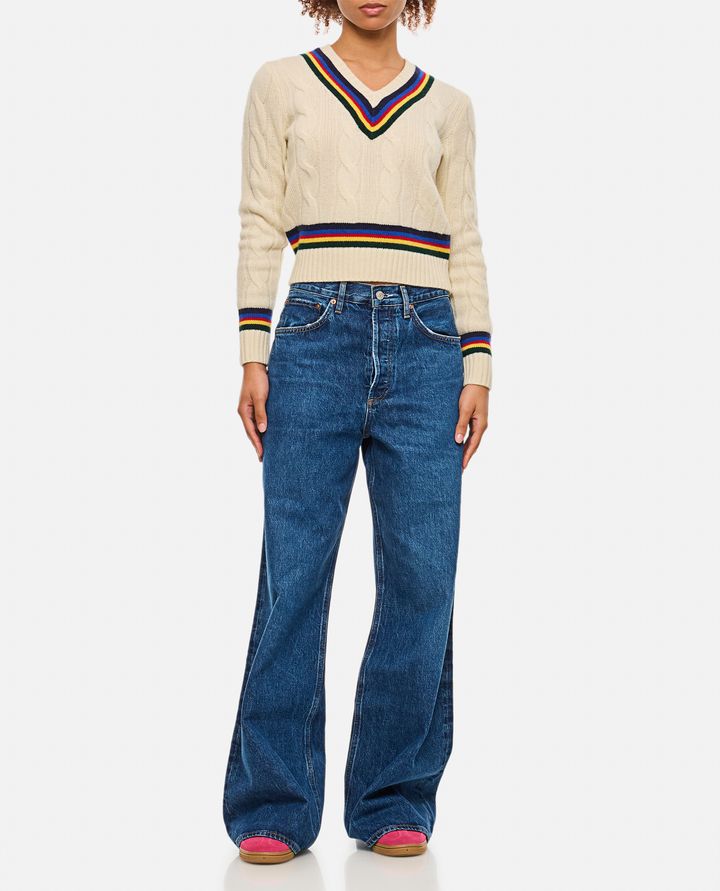Polo Ralph Lauren MAGLIA A V CON TRECCE Hotsell