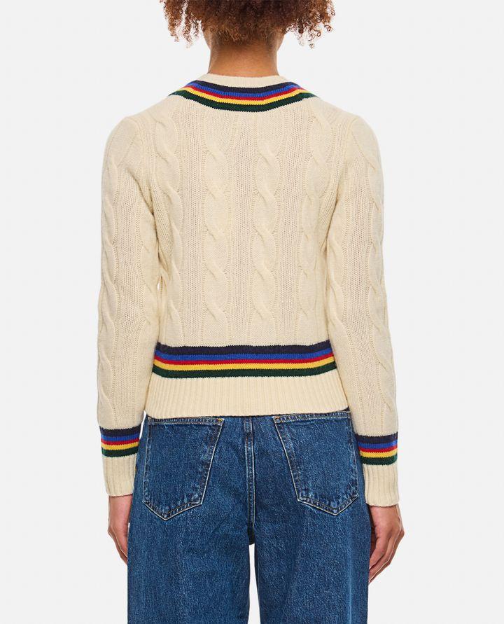 Polo Ralph Lauren MAGLIA A V CON TRECCE Hotsell
