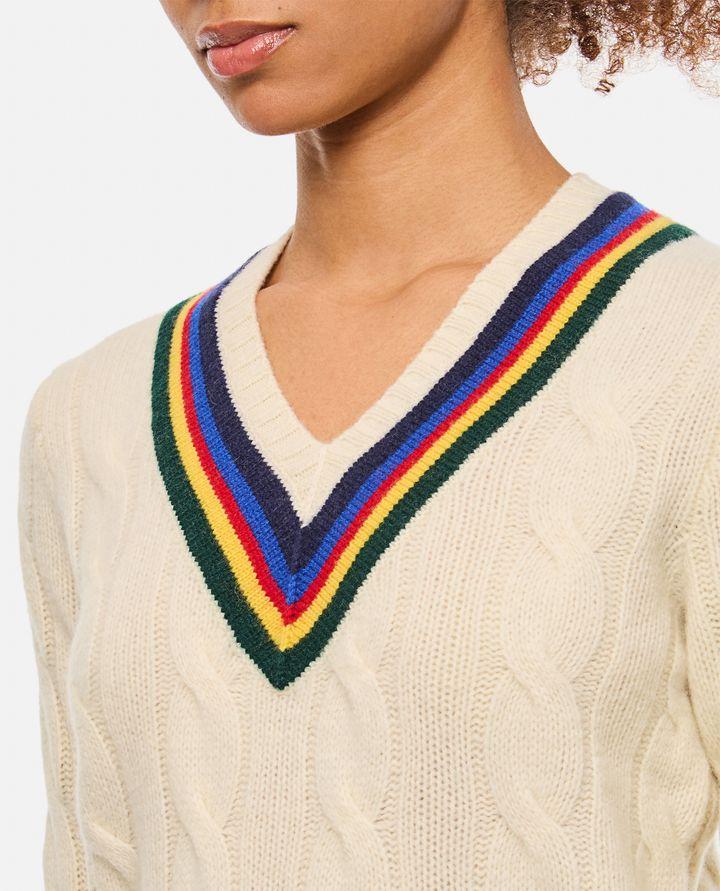 Polo Ralph Lauren MAGLIA A V CON TRECCE Hotsell