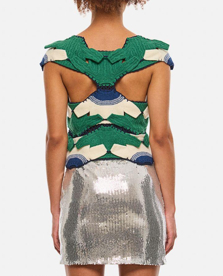 Anrealage TOP CORTO PATCHWORK Vendita Economica