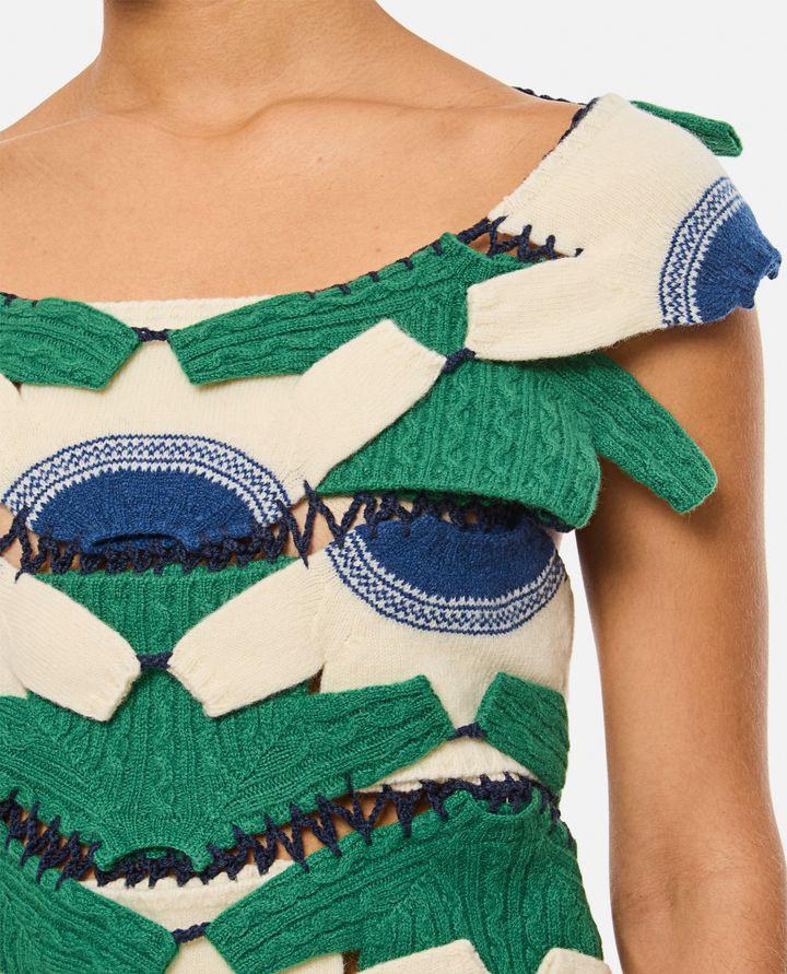 Anrealage TOP CORTO PATCHWORK Vendita Economica