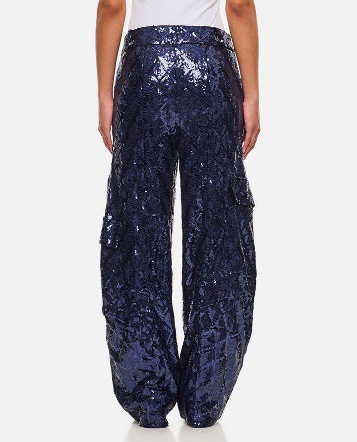 Rotate Birger Christensen PANTALONI CARGO CON PAILLETTES 2025