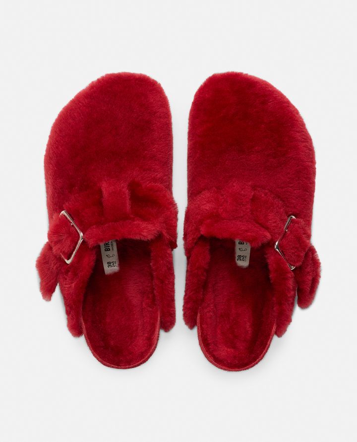 Birkenstock 1774 SABOT BOSTON SHEARLING ROSSI DA DONNA - BIRKENSTOCK 1774 Prezzo Ridotto