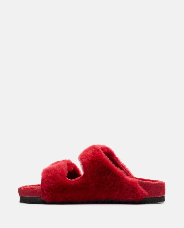 Birkenstock 1774 SANDALI ARIZONA SHEARLING BIG BUCKLE ROSSI DA DONNA - BIRKENSTOCK 1774 Convenienza